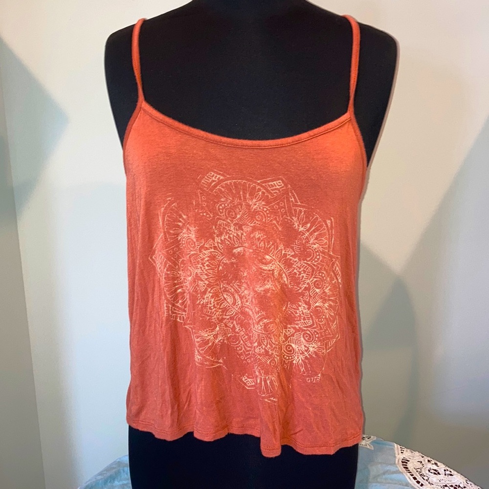 POOLHOUSE Mandala Strappy Tank Top